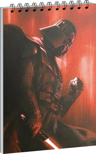 Скетчбук А5 32л «Звёздные войны. Дарт Вейдер задумался» пружина - фото 2
