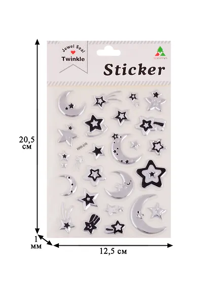 Наклейки PVC Звезды, микс - фото 3