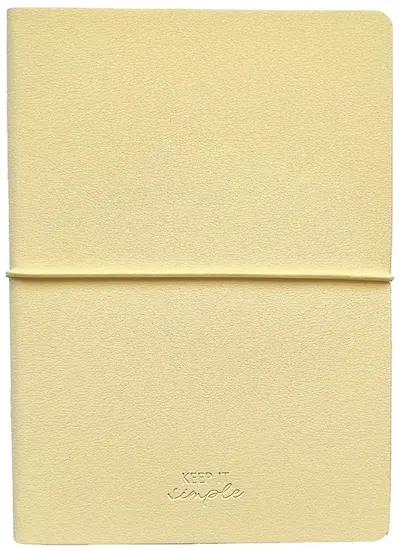 Ежедневник дат. 2026г. А5 176л 140x200 мм "Candy" желтый, иск.кожа, мягк.переплет, блинт.тиснение, резинка, цвет.обрез, скругл.углы - фото 2