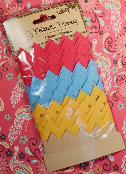 Набор фетровой фигурной ленты, 3*90см (S26046219) - фото 1