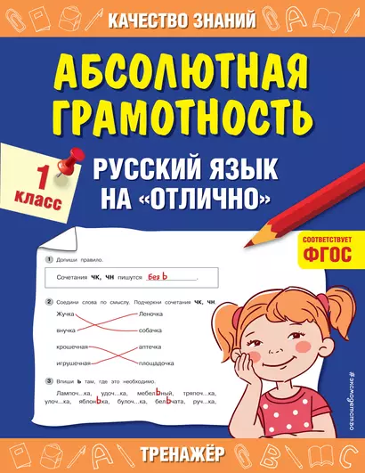 Абсолютная грамотность. Русский язык на «отлично». 1 класс - фото 1