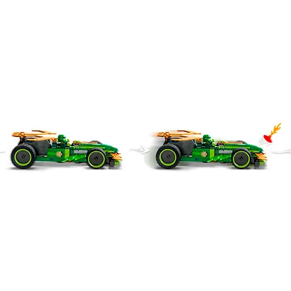 71828 Конструктор детский LEGO Ninjago Гоночный автомобиль Ллойда (с откатным механизмом), 181 деталей, возраст 7+ - фото 6