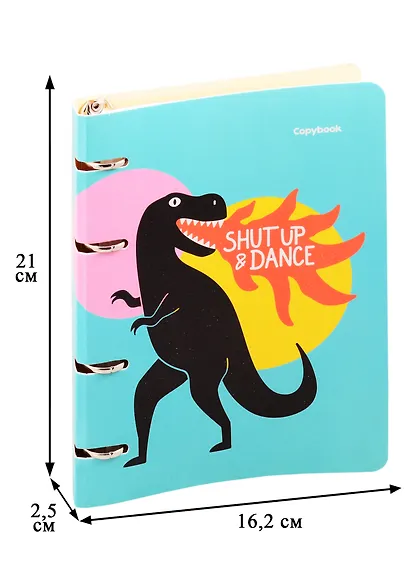 Тетрадь на кольцах в клетку Listoff, "Cute & Funny. Дизайн 13", 100 листов - фото 3