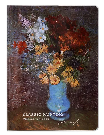 Тетрадь 112л лин. "Classic painting. Van Gogh" ПВХ-обл., ассорти - фото 4
