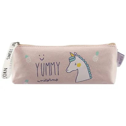 Пенал «Единорожки с надписями», 20 х 7.5 см - фото 2