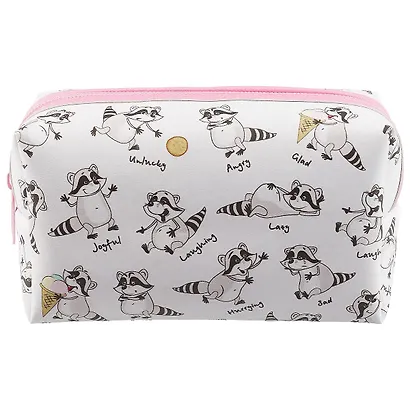 Косметичка на молнии Raccoons Life (16х8) (ПВХ бокс) - фото 2