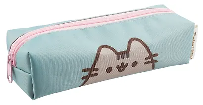 Пенал-косметичка "Pusheen" синий, полиэстер, молния - фото 1