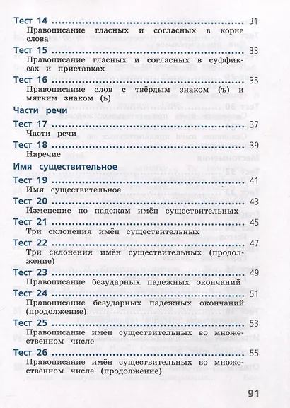 Русский язык. 4 класс. Тесты - фото 3