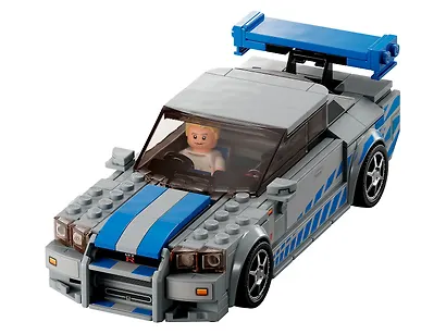76917 Конструктор детский LEGO Speed Champions Автомобиль Skyline GT-R (R34), 319 деталей, возраст 9+ - фото 5
