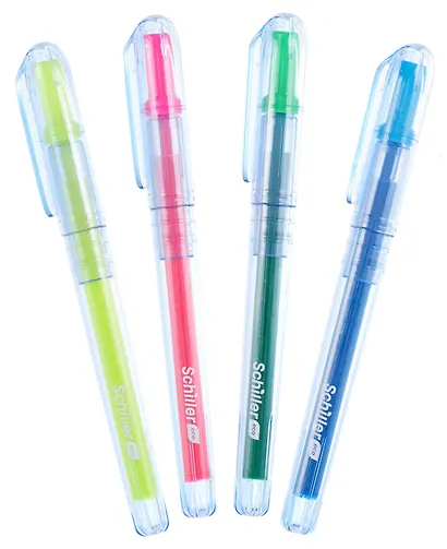 Текстовыделители "ECO", 4 штуки, Schiller - фото 6