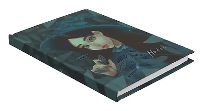 Книга для записей А6 80л кл. "Волшебница" 7БЦ, ламинация soft touch, тиснение фольгой, офсет - фото 3