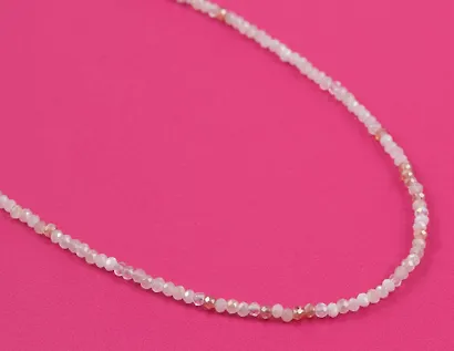 Чокер из бисера бежевый (12-253004-С42) (Lafilaf) - фото 5