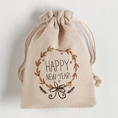 Новогодний подарочный набор Happy new year (полотенце и аксессуары (4 предмета) - фото 7