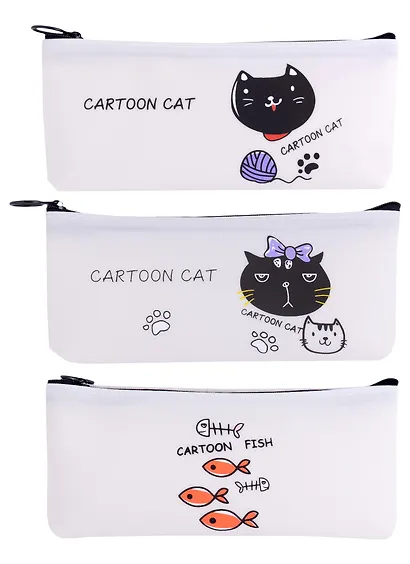 Пенал-косметичка "Cartoon cat" ассорти - фото 5