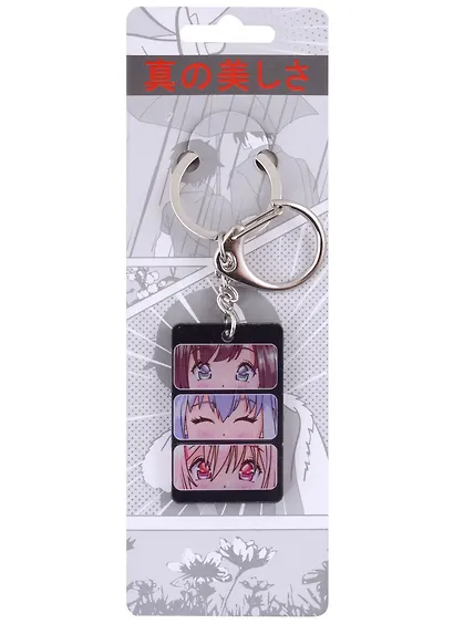 Брелок Аниме Глаза (Сёдзё) (акрил) (3х5) - фото 1