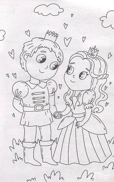 ЛЮБИМАЯ РАСКРАСКА эконом А4. ПРЕКРАСНЫЕ ПРИНЦЕССЫ - фото 3