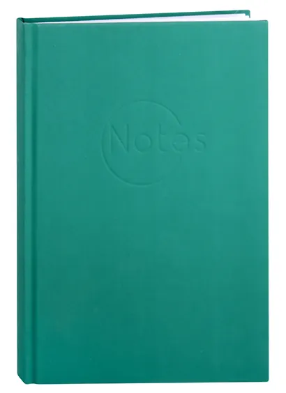 Книга для записей А5 80л кл. "New plans. No 2" 7БЦ, пантонн.печать, ламинация soft touch, блинт.тиснение - фото 1