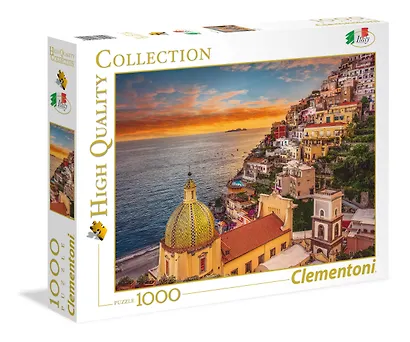 Пазл Clementoni 1000 эл. Классика.39451 Позитано на закате дня - фото 1
