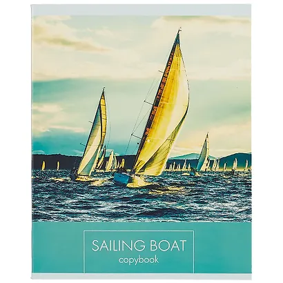 Тетрадь в клетку Listoff, "Парусники", 48 листов, в ассортименте - фото 4