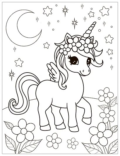 Раскраски с наклейками. Единороги - фото 4