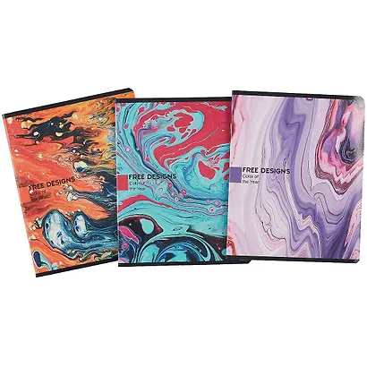 Тетрадь в линейку Academy Style, "Красочные разводы", 48 листов, в ассортименте - фото 7