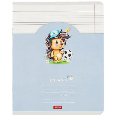 Тетрадь в узкую линейку Hatber, "Лохматики", 12 листов, в ассортименте - фото 3