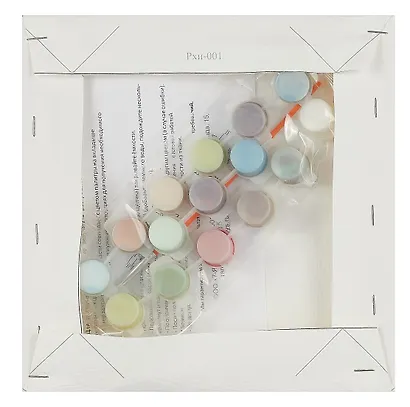 Картина по номерам детская Lori Мир пикселей "Пиксельный наездник", холст на подрамнике 20х20 см - фото 3