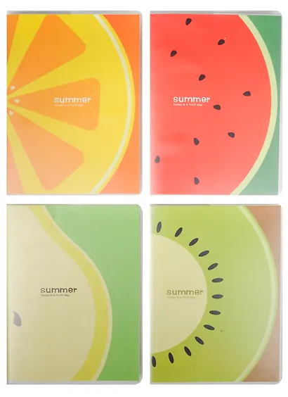 Записная книжка А6 80л лин. "Summer", с ПВХ-обложкой, AnAn - фото 1