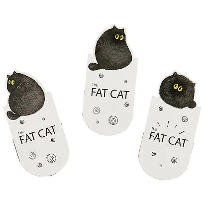 Магнитные закладки «Fat cat», 3 штуки - фото 2