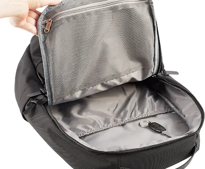 Рюкзак "TOTAL BLAK" 1отд., 44*31*20см., полиэстер, 3 кармана, отделение для ноутбука, светоотраж.элементы - фото 9