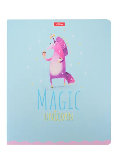 Тетрадь в клетку Hatber, "Волшебный единорог", 24 листа, в ассортименте - фото 5