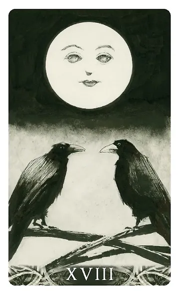 Таро мини «Ворон смерти» / Mini Tarot «Murder of Crows» (78 карт+инструкция) - фото 3