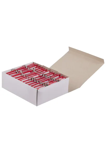 Бейджи 50шт 90*60 горизонтальный, клип+булавка, GoodMark - фото 9