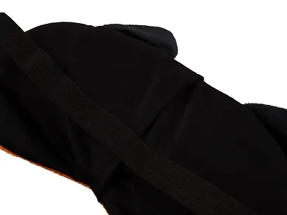 Маска для сна Кот с объемными глазами (плюш) (пакет) рыжая - фото 6