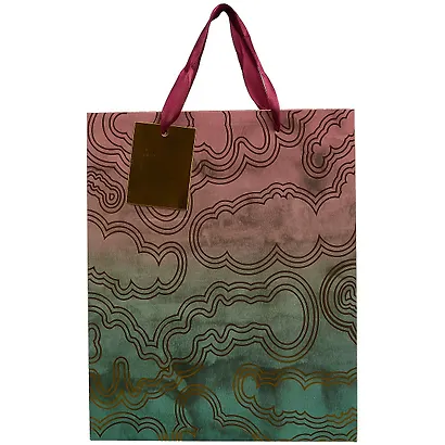 Пакет А4 32*26*12 Розовый туман нейтр., бум.мат.ламинат - фото 2