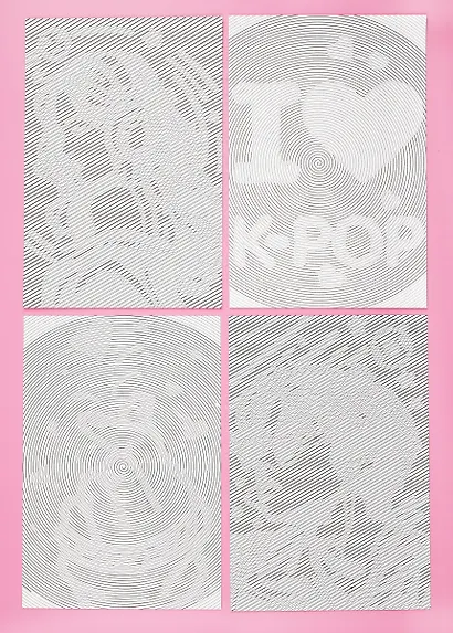 Раскраска антистресс K-POP "Яркие чувства" - фото 2