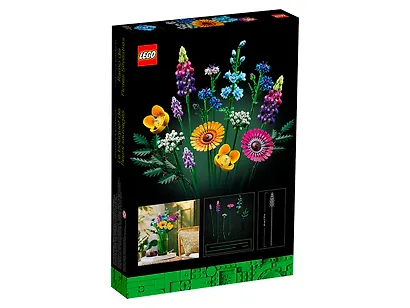 10313 Конструктор LEGO Icons Букет диких цветов, 939 деталей, возраст 18+ - фото 3