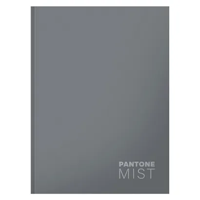 Книга для записей А5+ 96л кл. "Mist" интеграл.перепл., матов.ламин., выб.лак. - фото 1
