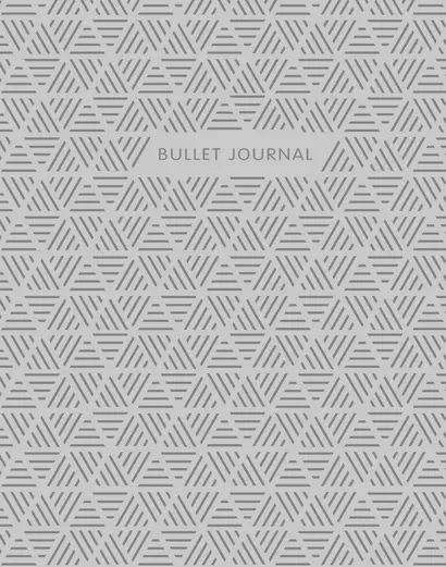 Книга для записей Bullet Journal, 60 листов, стальная - фото 1