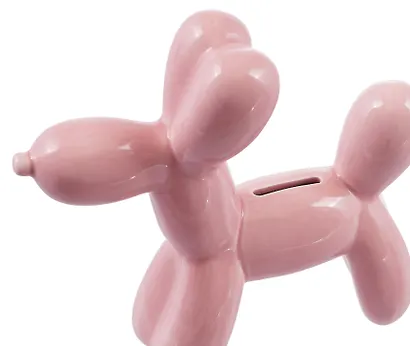 Копилка Собачка-шарик (розовая) (22х21) (керамика) (12-edeng-202506-D11) - фото 5