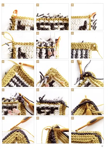 Мозаичное вязание крючком - фото 4