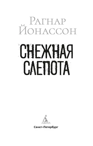 Снежная слепота - фото 6