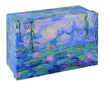 Коробка подарочная "Моне. Водяные лилии" 21*14*9см, картон - фото 1