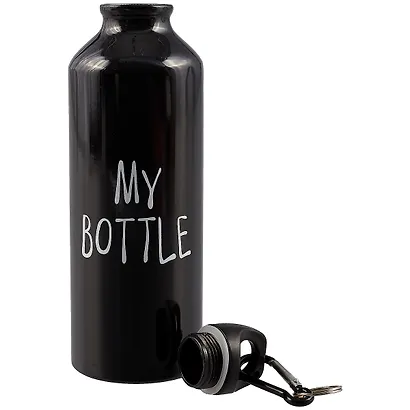 Бутылка с карабином "My Bottle", черная, 500 мл - фото 2