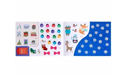 Новогодний альбом 100 наклеек "Снеговик" - фото 2