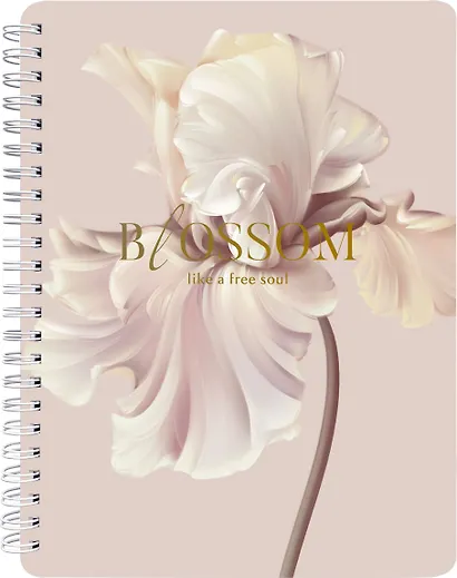 Тетрадь общая «Blossom. Ирис», 120 листов в клетку, А5 - Be Smart - фото 1