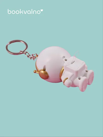 Брелок-фонарик Котик-космонавт (ПВХ) (5х4) - фото 4