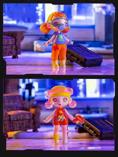Коллекционная фигурка Киберпанк Laura, 11см, 12-Toycity-20269, Blind Box, ToyCity 15+ - фото 6