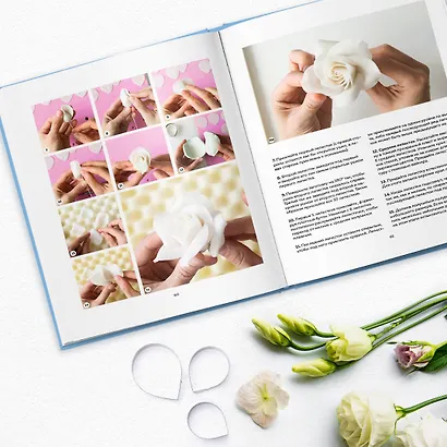 Сахарные цветы. Пошаговый гид по созданию цветов из сахарной мастики для декора тортов - фото 9