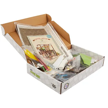 Интерьерный конструктор для творчества Румбокс Hongda MiniHouse "COFFEE HOUSE" M027 - фото 3